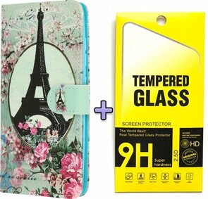 S21 Plus - Book Case - Eiffeltoren &amp; Glas