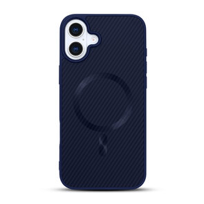 iPhone 16 - Blauw - Carbon MagSafe Back Cover