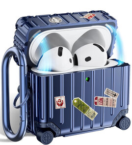 AirPods 4 - Koffer Hoes - Blauw