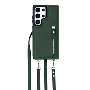 Samsung S25 Ultra - Groen - Back Cover met Koord