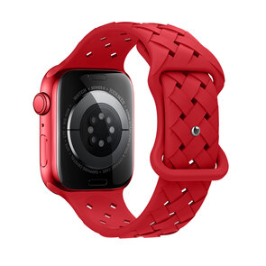 Hoco Flexible WA 16 Watch Bandje - Geschikt voor Watch - 42MM / 44MM / 45MM / 49MM - Rood