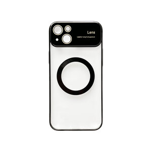 iPhone 15 Plus Zwart - MagSafe TPU Back Cover - Camera Protector