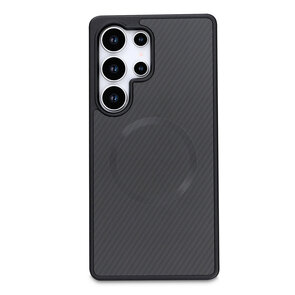 Samsung S23 Ultra - Zwart - Carbon MagSafe Back Cover