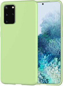 Samsung S20 Plus - Siliconen Back Cover - Licht Groen
