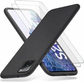 S20 FE - Back Cover &amp; 2X Glas - Zwart