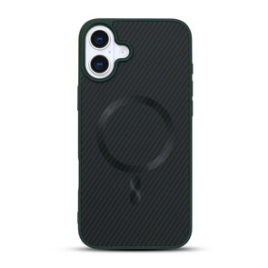 iPhone 16 Plus - Groen - Carbon MagSafe Back Cover