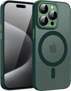 iPhone 14 Pro - Groen - Matte Armor - Geschikt voor MagSafe