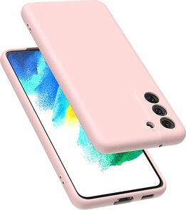 Samsung S21 FE - Siliconen Back Cover - Roze