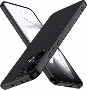 Reno 13 Pro - Siliconen Back Cover - Zwart