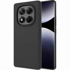 Redmi Note 14 Pro - Siliconen Back Cover - Zwart