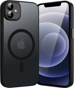 iPhone 12 - Zwart - Matte Armor - Geschikt voor MagSafe