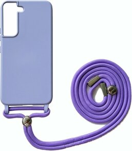 Samsung S22 Plus Paars - TPU Back Cover met Koord