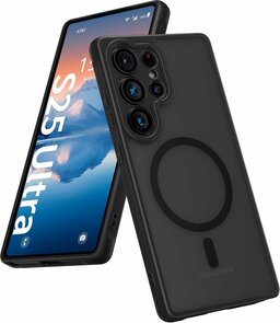 Samsung S25 Ultra - Matte MagSafe Armor - Zwart