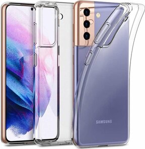 Samsung S21 Plus - Siliconen Back Cover - Transparant