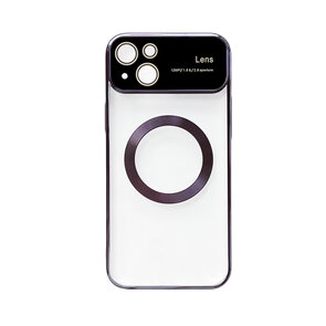 iPhone 15 Plus Paars - MagSafe TPU Back Cover - Camera Protector