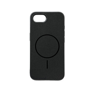 iPhone 16e - Midnight Black - Glitter Siliconen MagSafe Back Cover