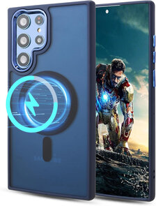 Samsung S22 Ultra - Matte MagSafe Armor - Blauw