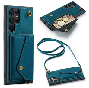 Samsung S22 Ultra Emerald Green - Back Cover met Koord