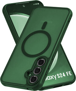 Samsung S24 FE - Groen - Matte Armor - Geschikt voor MagSafe
