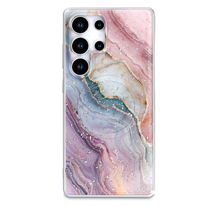 Samsung S25 Ultra - Roze - Marmer MagSafe Back Cover