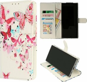 Samsung S21 Ultra - Book Case - Vlinders
