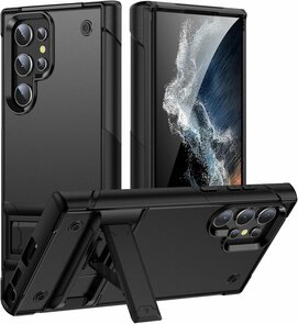 Samsung S25 Ultra - Heavy Duty Kickstand - Zwart