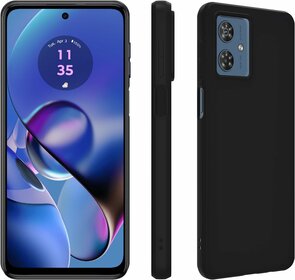 Moto G54 - Siliconen Back Cover - Zwart