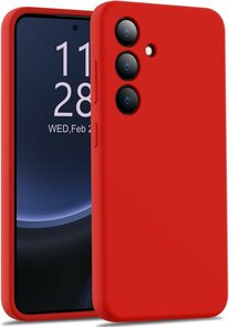 Samsung Galaxy S25 - Rood - Liquid Siliconen Back Cover