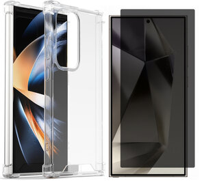 Samsung S25 Ultra - Anti Shock &amp; Privacy Glas - Transparant