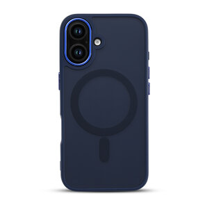 iPhone 16 Plus - Blauw - Matte Armor - Geschikt voor MagSafe