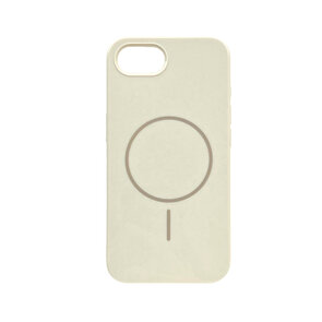 iPhone 16e - Almond Beige - Glitter Siliconen MagSafe Back Cover