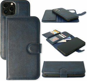 iPhone 11 Blauw - 2 in 1 HQ Book Case met Extra Vakken