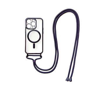 iPhone 14 Pro Paars - Magsafe TPU met Koord
