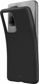 Oppo A16 - Siliconen Back Cover - Zwart