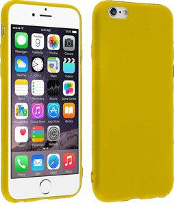 iPhone 6 &amp; 6s Geel - TPU Back Cover