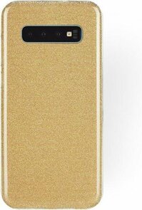 Samsung S10 Plus - Glitter Back Cover - Goud