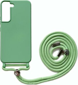 Samsung S22 Plus Licht Groen - TPU Back Cover met Koord