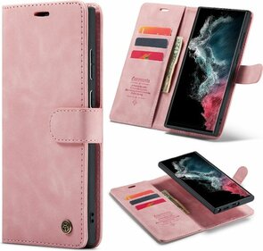Samsung S23 Ultra Pale Pink - 2 in 1 Magnetic Book Case