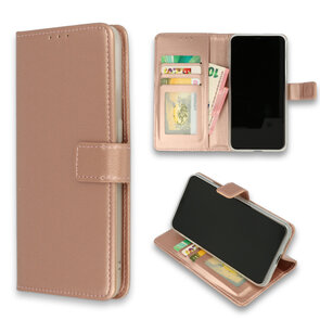 Motorola G9 Play &amp; E7 Plus - Book Case - Rosegoud