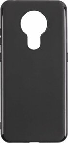 Nokia 5.3 - Siliconen Back Cover - Zwart