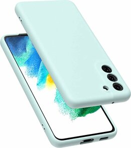 Samsung S21 FE - Siliconen Back Cover - Turquoise