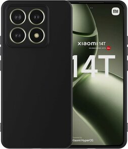 Xiaomi 14T - Siliconen Back Cover - Zwart