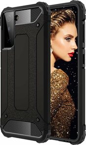 Samsung S21 Zwart - Armor Back Cover