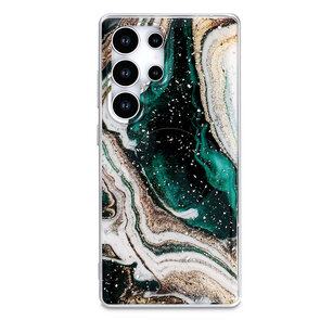 Samsung S25 Ultra - Groen - Marmer MagSafe Back Cover
