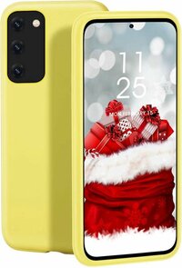 Samsung S20 - Siliconen Back Cover - Geel