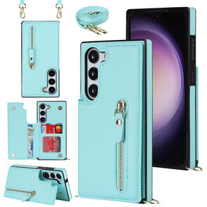 Samsung S23 Plus Turquoise - Back Cover met Koord