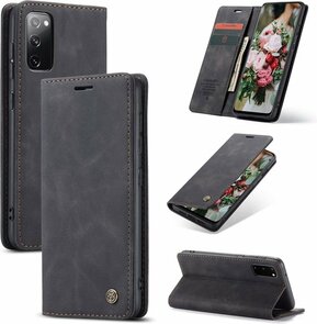 Samsung S20 FE Vintage Zwart - Book Case