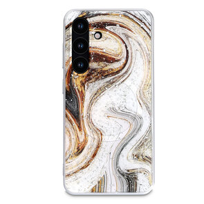 Samsung S25 - Wit - Marmer MagSafe Back Cover