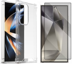 Samsung S25 Ultra - Anti Shock &amp; Full Glas - Transparant