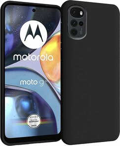 Moto G22 - Siliconen Back Cover - Zwart